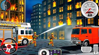 Firefighter Rescue Simulator 3D - Us Emergency 911 Fire Truck Driving - Android GamePlay  screenshot 1