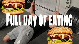 Full day of eating - Upper body workout #gym
