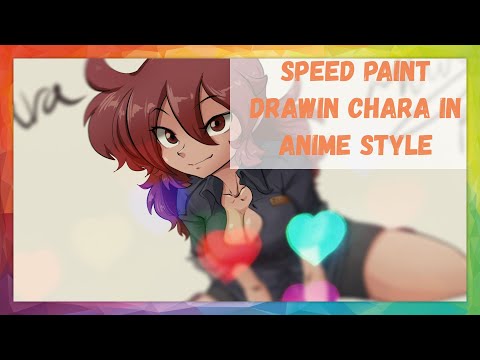(15+) Drawing CHARA in Anime Styles (UNDERTALE)