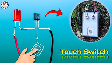 How to make a touch sensor using bc547 transistor//bc547 project