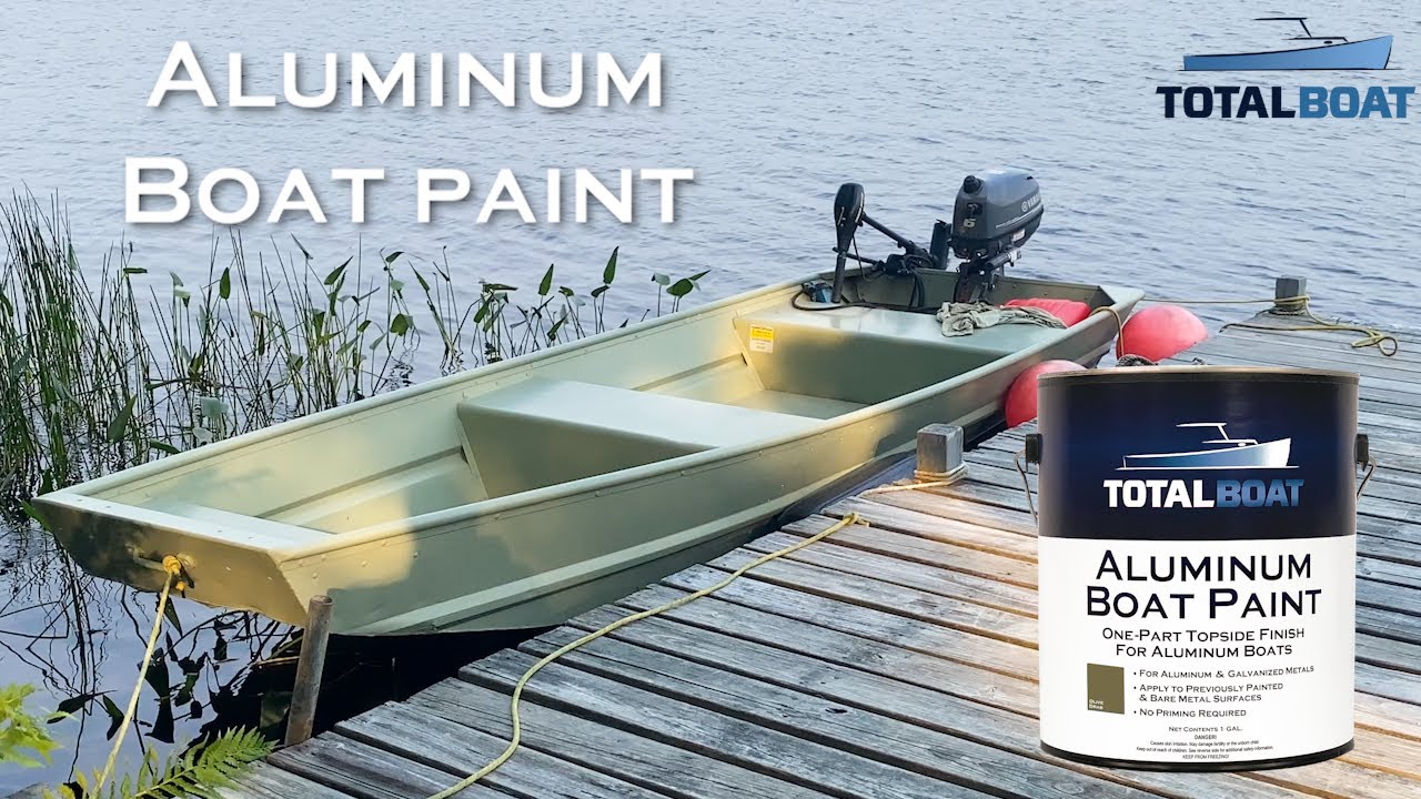 TotalBoat Aluminum Boat Barrier Coat (Quart, Gray)