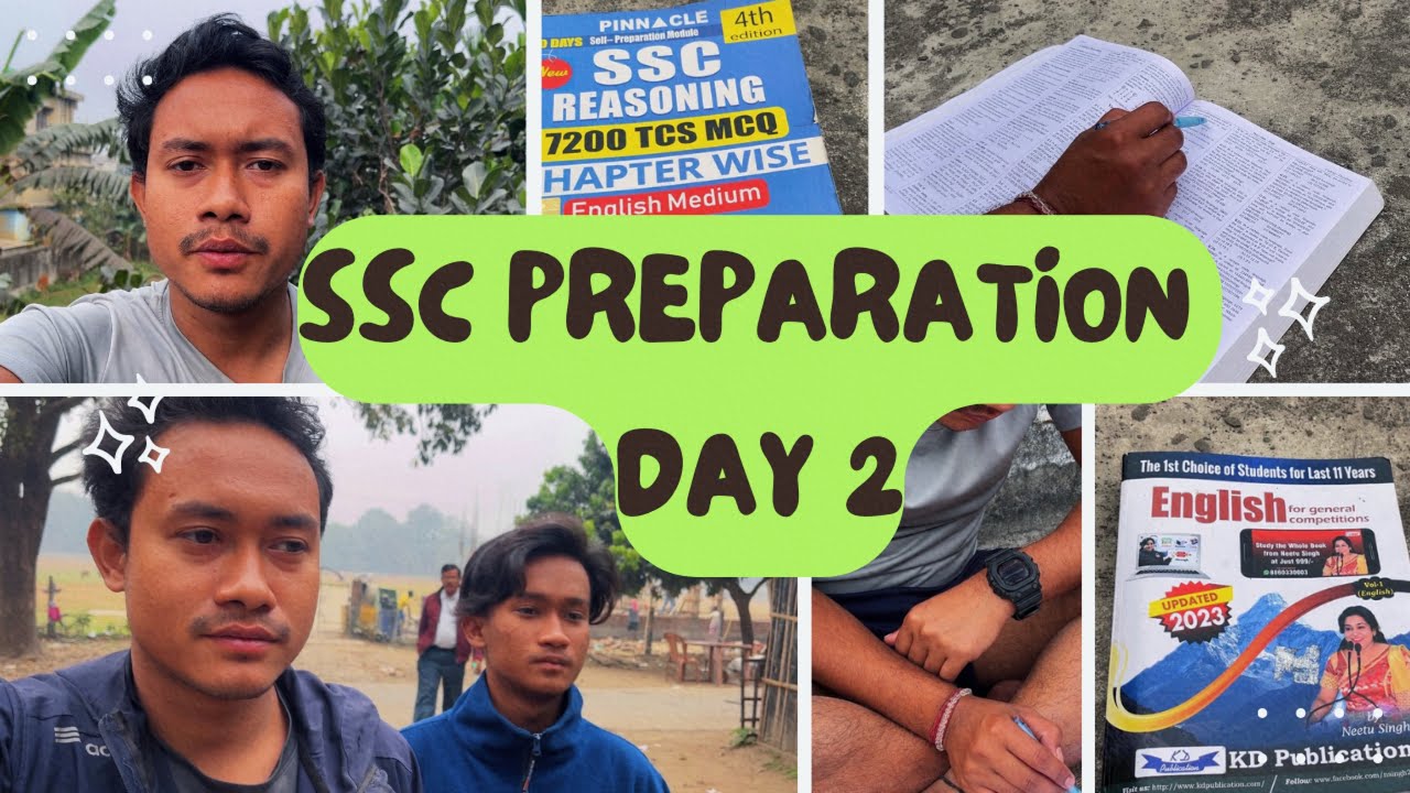 SSC Cgl study vlog 2025📒📚 || My daily routine Day 2📗 #ssccgl # ...