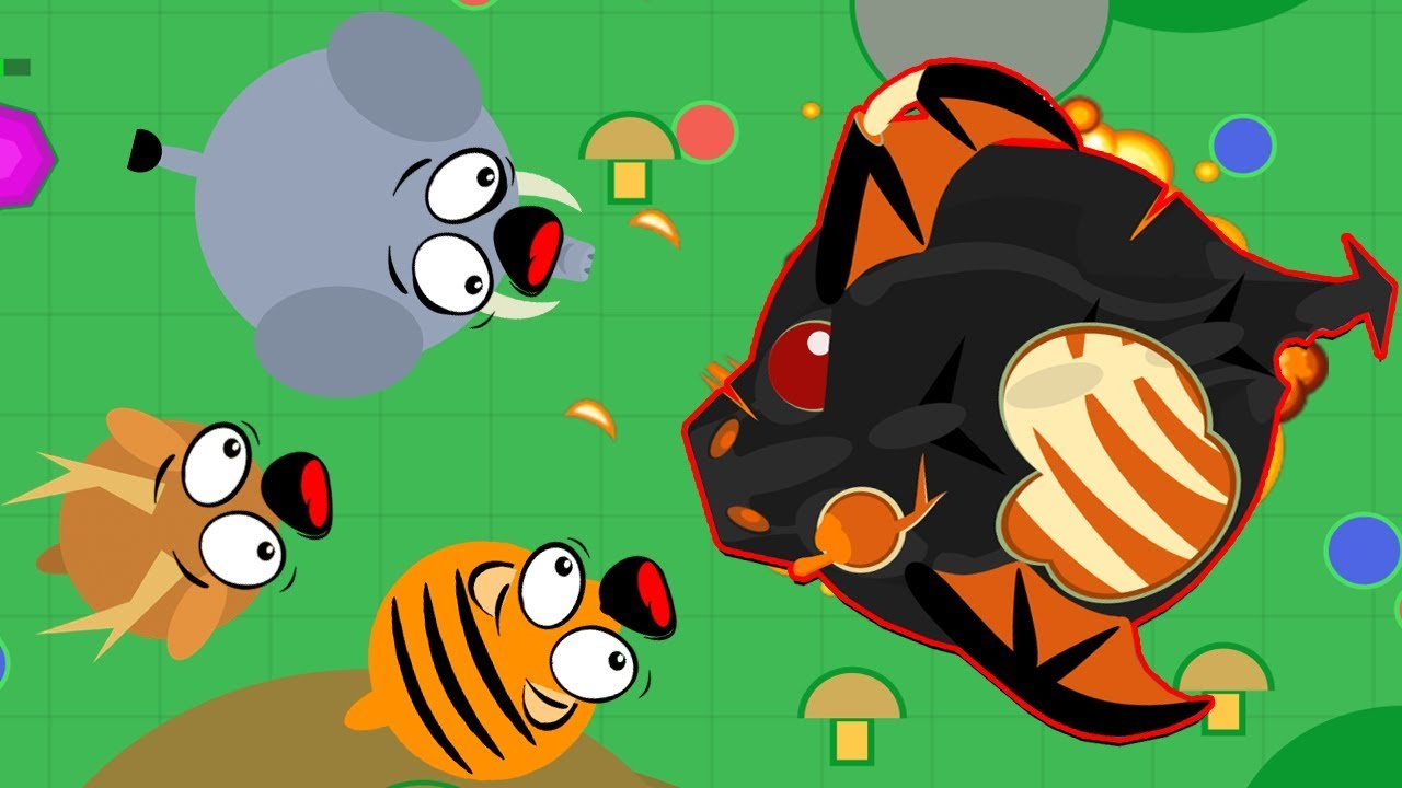 INVASÃO DE ANIMAIS ZUMBIS - Mope.io ( Zombies )