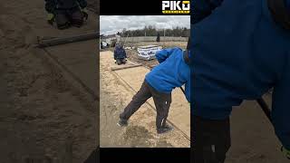 Budżetowy plac z kostki Holland | Bobcat e19 | Podbudowa | cz. 2 #brukarzyoutube #paving #short