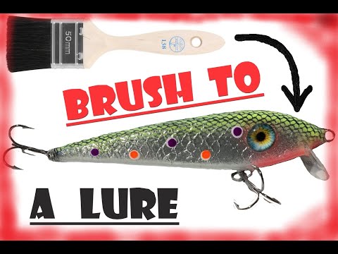 Brush to a Fishing Lure - Lure Making Tutorial For Kids!? 🤓👫🏻 Vaapun  Rakennus Tutoriaali 👨🏼‍🏭 