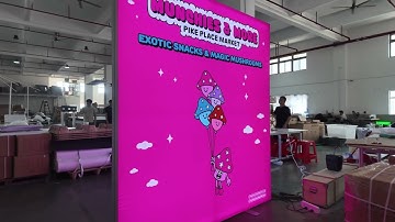 Lintel Retail Frameless Seg Led Light Box Fabric Exhibition Display Advertising Banner Lightbox