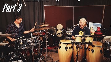 "Luis Conte" and "Jimmy Branly" Historic Session "MEINL" Percussion Part 3