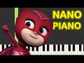 PJ Masks - Hey Hey Owlette Piano Tutorial