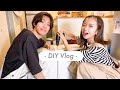 サプライズ) 彼女が欲しがってた家具をDIYしてプレゼントするVlog.