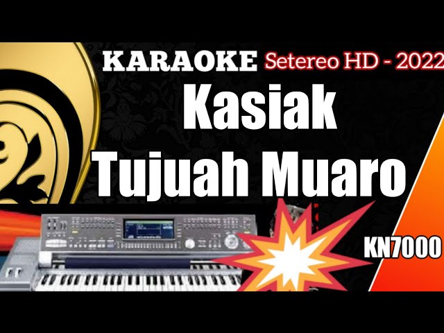 Karaoke Pop Minang Lamo || Kasiak Tujuah Muaro - Zalmon (Nada Rendah - Aljes) class=