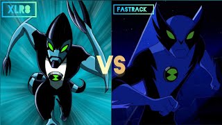 XLR8 VS Fastrack comparison video who is more powerful #ben10 #pgmsr #shorts