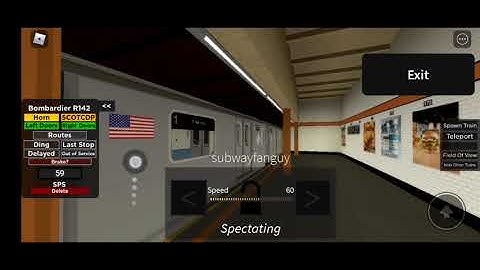 IRT Via D Line:10 car R142 (1) train #7021 With LED Sign Leaving 170 Street