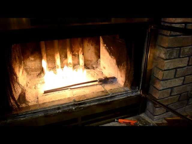 How To Fix A Blocked Gas Fireplace - YouTube