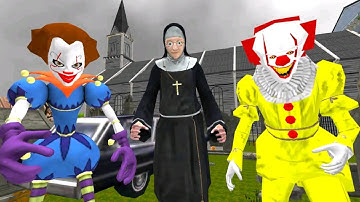 Clown Neighbors Chapel - Level 1 - Gameplay Walkthrough