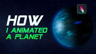 How i animated a planet on Procreate Dreams by @enrirdf