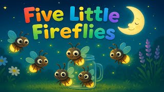 Five Little Fireflies 🌙 A Bedtime Counting Lullaby