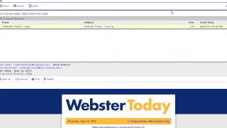 Accessing Your Webster Email
