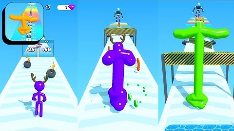 Tall Man Run - All Levels Gameplay Android,iOS (18-19)