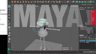 Floppy Ears in Maya with Expression Editor