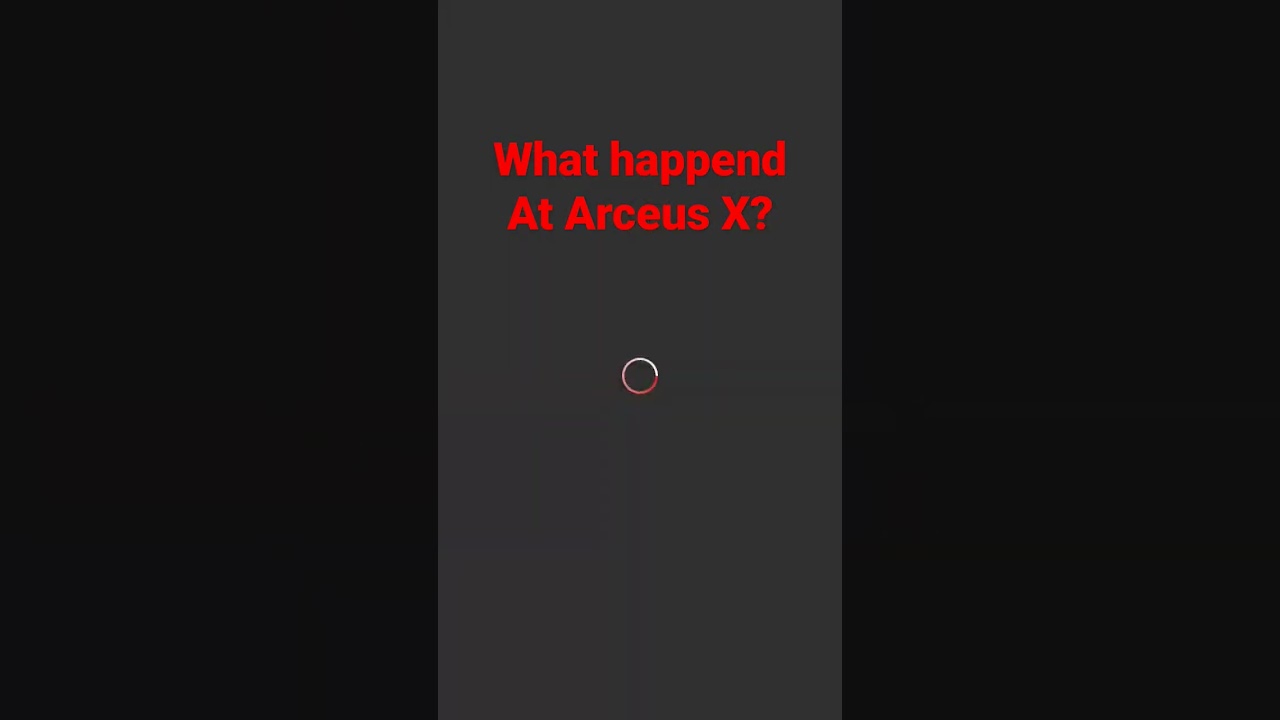 what happend at arceus x 