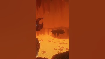 I remade the Nether... #nether #minecraftnether #piglins #piglin #crimsonforest