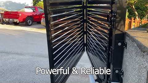 Bifolding Gate - Bi-Folding Gate Hardware Sales & Installation Services by Royal Gates in BC, Canada