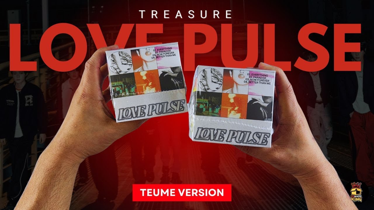 TREASURE LOVE PULSE TEUME VERSION ALBUM UNBOXING - YouTube