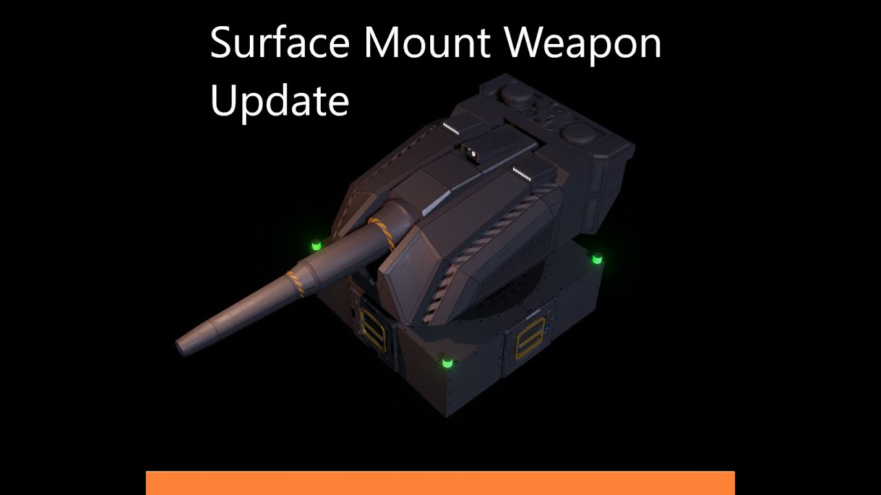 Space Engineers Surface Mounted Weapon Pack Update - YouTube