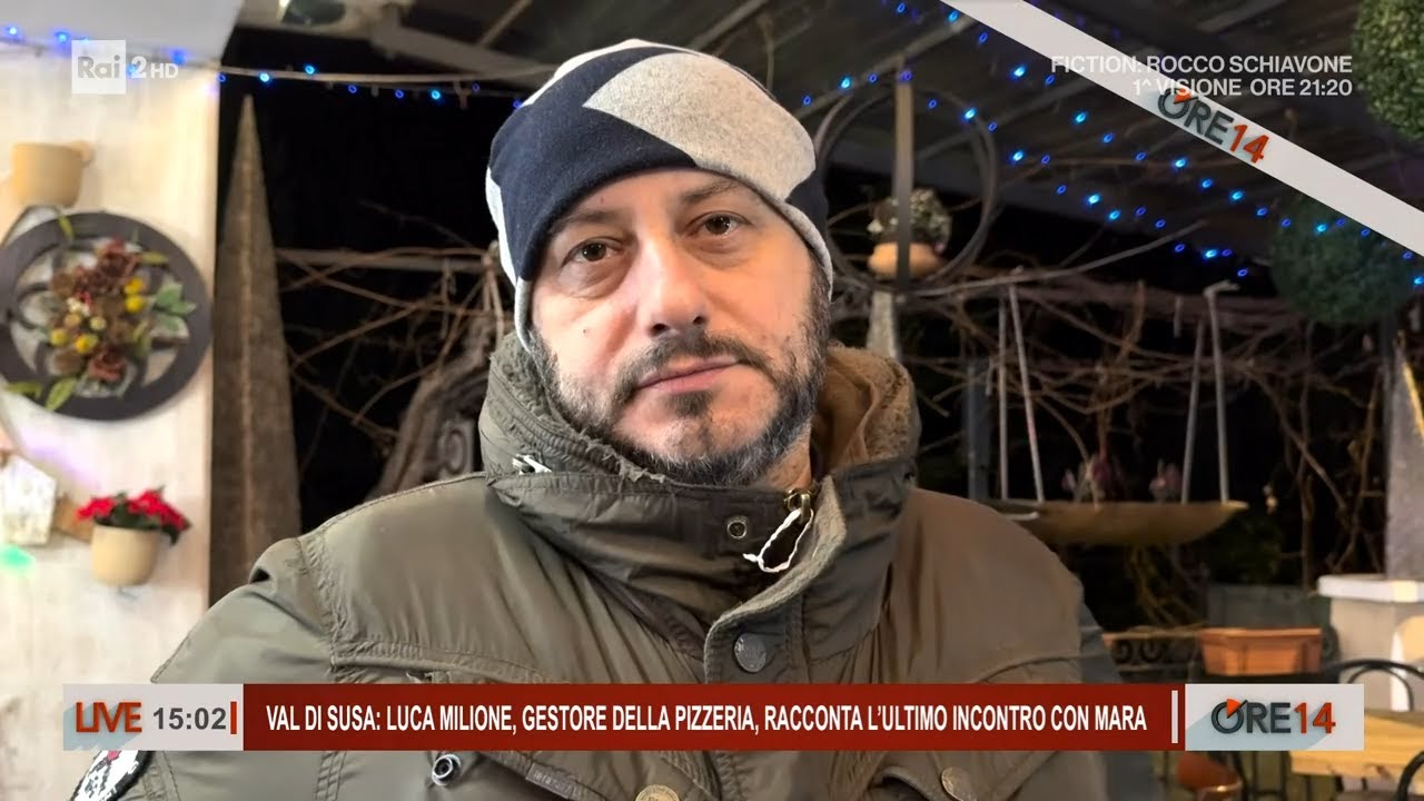 Scomparsa Mara Favro, l'ultimo incontro con Luca Milione - Ore 14 del 26/02/2025