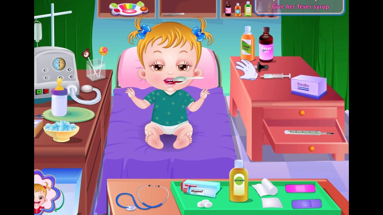 Baby Hazel Goes Sick Baby Hazel Games To Play Yourchannelkids Youtube