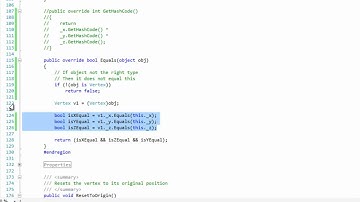 Define equals method for comparing objects in C#