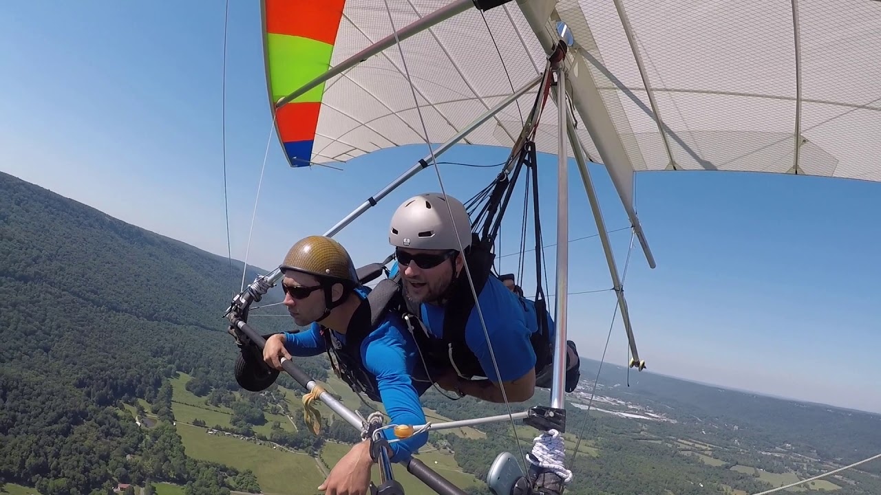 Daniel Srednicki Tandem Hang Gliding Lookout Mountain - YouTube