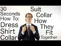 Dress shirt collar and suit collar how they fit together suitcafecom