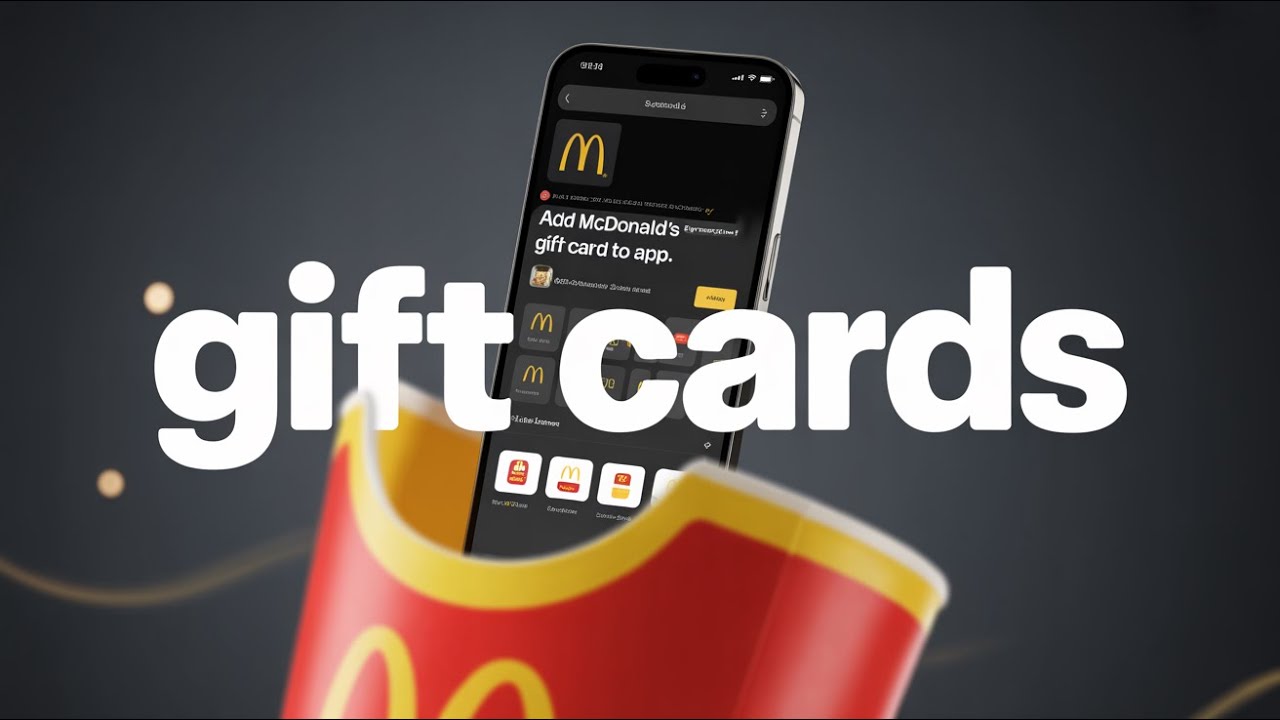 How To Add McDonald's Gift Card To App (2025) - YouTube