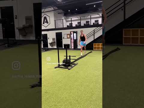 Alpha Move of the Week: Sled pull + Battle Rope Wave + Push