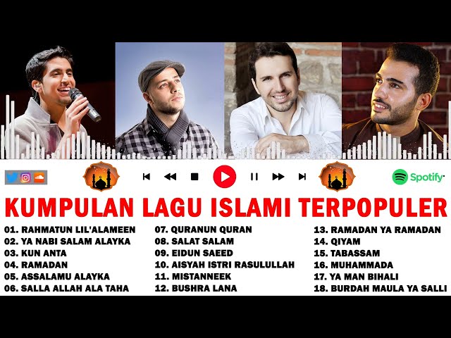 Humood Alkhudher, Maher Zain, Mesut Kurtis, Mohamed Tarek 🍒 Kumpulan Lagu Islami Terpopuler class=