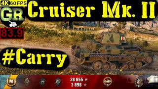 World of Tanks Cruiser Mk. II WoT Replay - 10 Kills 1.4K DMG(Patch 1.4.0)