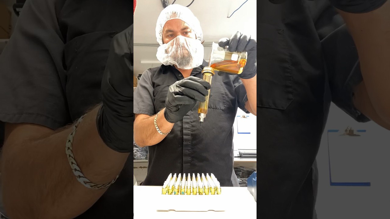 Filling cannabis vape carts 