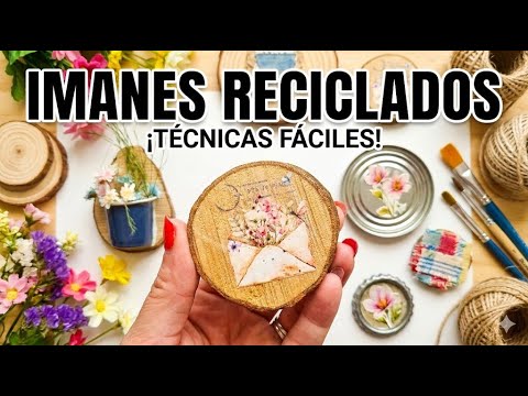 💰 Earn MONEY BY RECYCLING: Amazing magnets to sell or give away 🎨 #diy #design #sustainablecrafts
