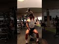 Triceps Single Arm Overhead extension #paris#motivation #gym #ooinparis