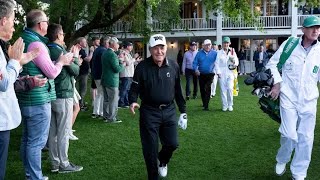 Scenes from the Masters 2025 Honorary Starters ceremony