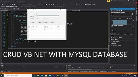 Crud VB Net With MySql Database