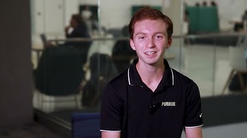 Purdue College of Science student ambassador- Chris