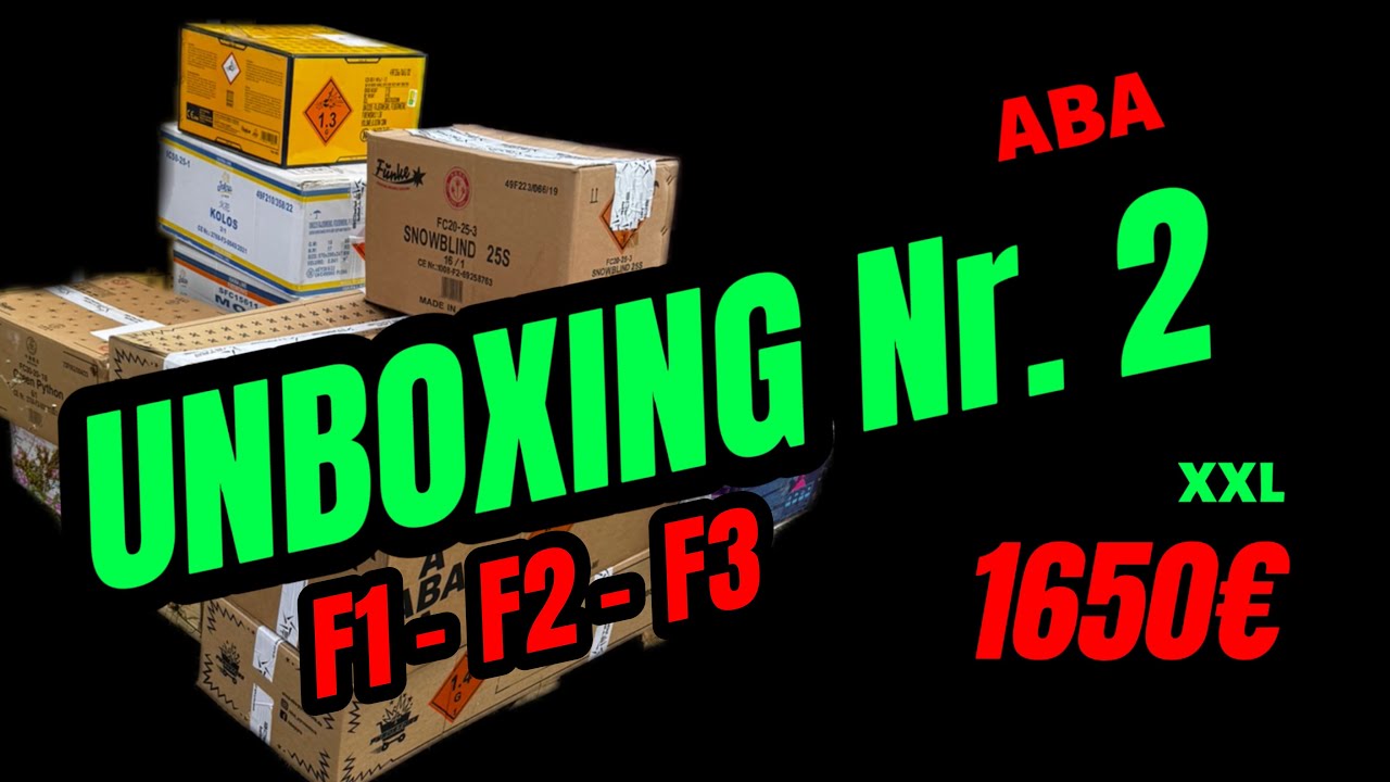 ABA Pyrostore UNBOXING Nr. 2 | 2024 #beautiful #fireworks #unboxing