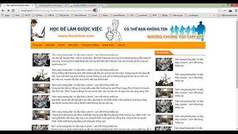 Bài 42 Hiển thị danh sách của một loại tin thiet ke web vơi html css php mysql 720p