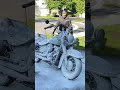 Motorcycle detailing  washing harleydavidson in 30 seconds justridethatthing justridethatthing