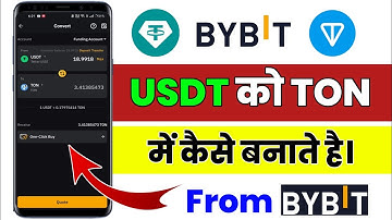 How To Convert Usdt To Ton Coin In Bybit | Convert Usdt To Ton On Bybit | Bybit USDT Ton