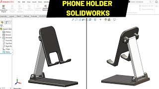 Smartphone Stand in Solidworks Tutorial