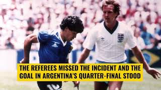 How Diego Maradona’s ‘Hand of God’ stunned the 1986 FIFA World Cup