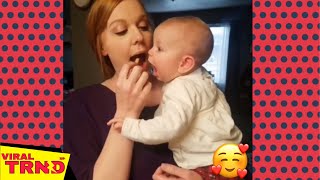 Funny Babies Laughing Hysterically at Mommy Compilation, Funniest Babies Laughing Videos Viral TRND